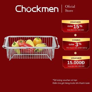  Kệ Gác Bồn Rửa Chén KINSGEM By CHOCKMEN Inox 304 Co Giãn Khay Úp Bát Đĩa Giá Rửa Rau Củ Quả Giá Ráo Nước Đựng Đồ 