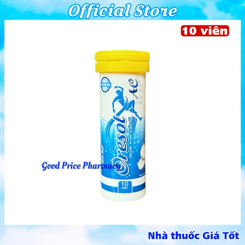 Viên Sủi Oresol Bổ Sung Điện Giải Cho Cơ Thể Tuýp 10 Viên