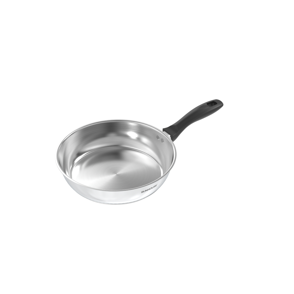 CHẢO INOX IMPACT SUNHOUSE ECO IN16M3/IN20M3/IN22M3/IN24M3/IN26M3/IN28M3 Dùng Cho Mọi Loại Bếp