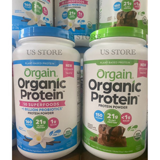   MẪU MỚI - HỘP 1.2KG  Bột đạm thực vật hữu cơ Orgain Organic Protein 50 Superfoods của Mỹ 