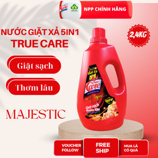 Nước giặt xả 5in1 true care hương nước hoa giặt sạch đậm đặc tiết kiệm nhiều bọt khử mùi