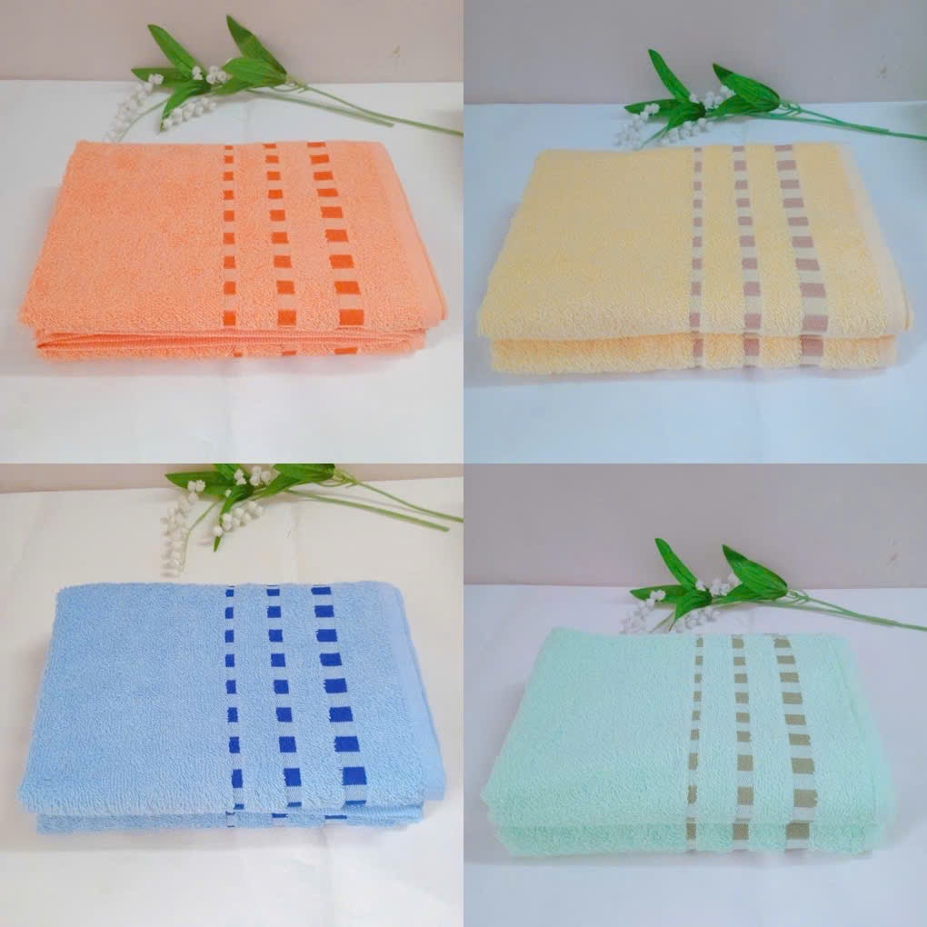 Khăn tắm, khăn lông quấn cho bé, khăn tắm đầu xọc sợi bông dày, mềm 100cm và 120cm