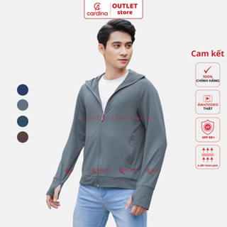 (Chính hãng) Áo chống nắng nam CARDINA 2 lớp vải thun lạnh Nhật cao cấp upf50| Khoác nắng nam Cadina