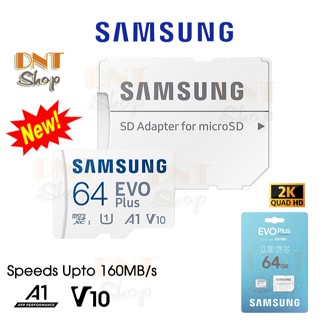 Thẻ nhớ MicroSDXC Samsung EVO Plus 64GB U1 2K 2025 160MB/s 130MB/s