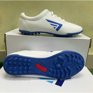 Giày Bata Đá Bóng Eva Chính Hãng Giày Thăng Long Trắng Xanh Đinh Dăm