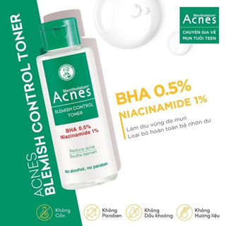 Toner Giảm Mụn Dịu Da Acnes Blemish Control Toner 100ML