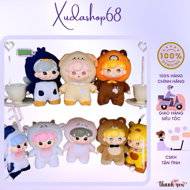 [OD 7-10N] Blindbox Billie V2 Series Plush Doll Gấu bông dễ thương
