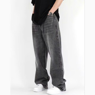 Quần Jean Nam Dáng Baggy Ống Suông Wash Smoke 2 Màu Chất Vải Dày Dặn The Jeans