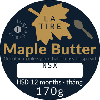 🇨🇦 Maple (Syrup) Butter 🥄 170g ∙ 450g