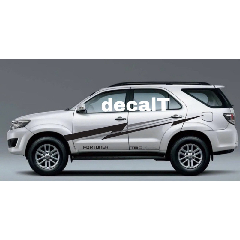 Tem Dán Sườn Xe Fortuner Mẫu Mới. Tem Dán Sườn Xe Fortuner (F1102)