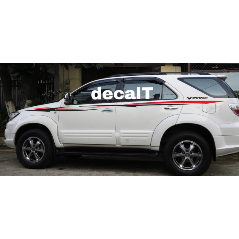 Tem Dán Sườn Xe Fortuner Mẫu Mới. Tem Dán Sườn Xe Fortuner (F1103)
