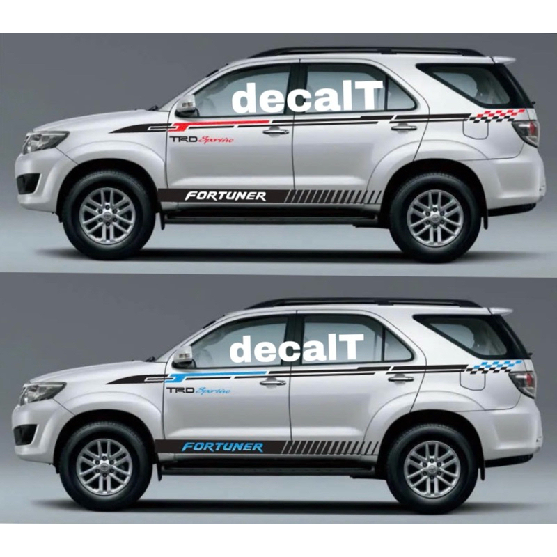 Tem Dán Sườn Xe Fortuner Mẫu Mới. Tem Dán Sườn Xe Fortuner (F1104)