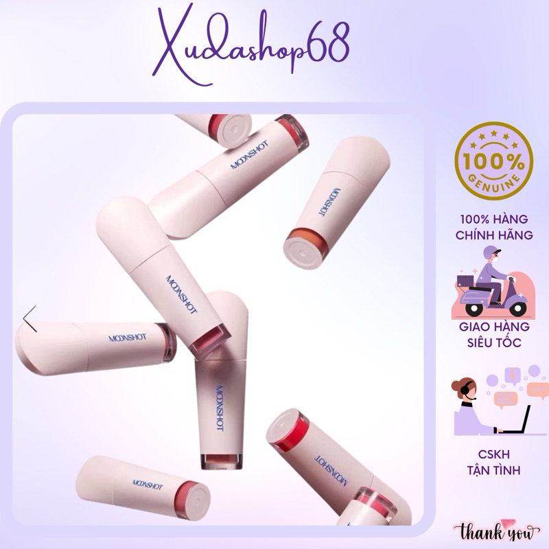 (ĐỌC MÔ TẢ DATE) Son kem Moonshot Performance Lip Blur Fixing Tint
