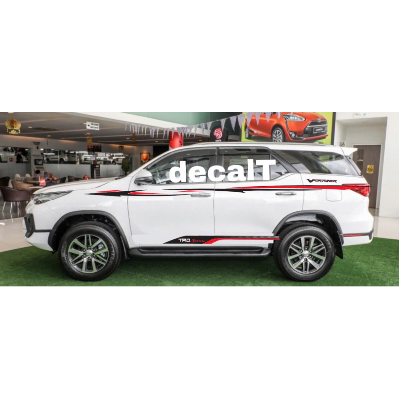 Tem Dán Sườn Xe Fortuner Mẫu Mới. Tem Dán Sườn Xe Fortuner (F1109)