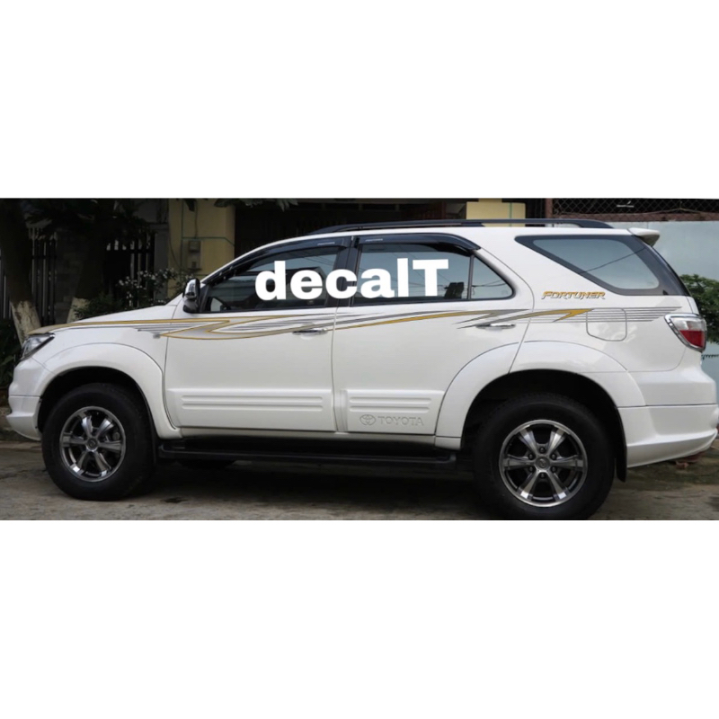 Tem Dán Sườn Xe Fortuner Mẫu Mới. Tem Dán Sườn Xe Fortuner (F1113)