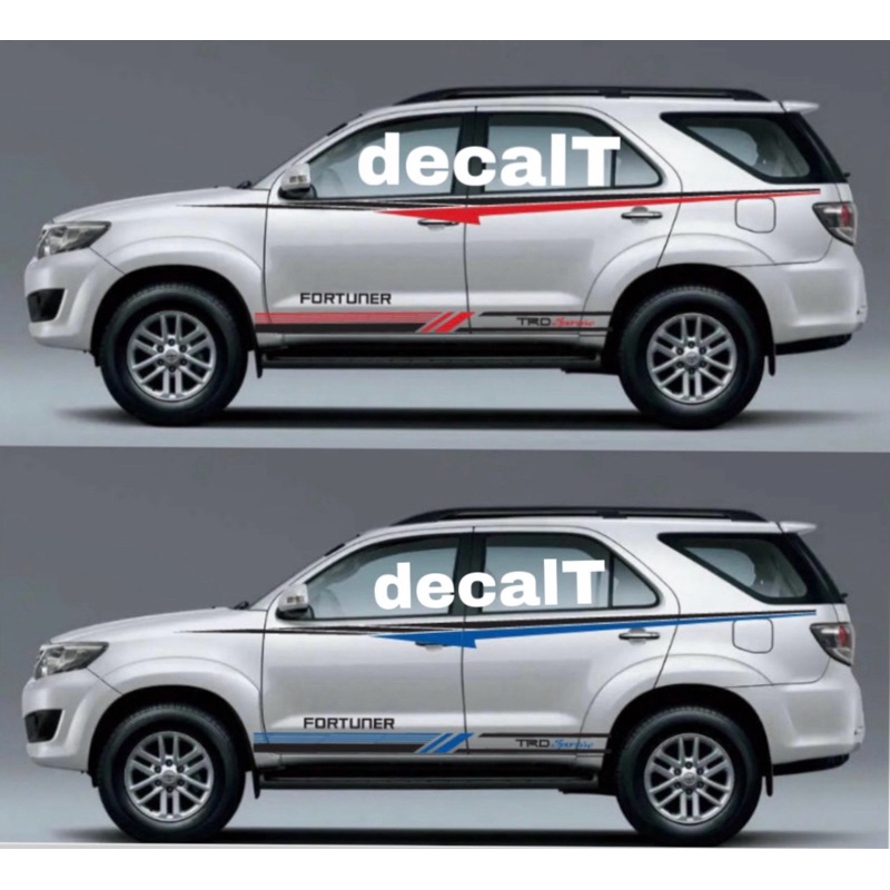 Tem Dán Sườn Xe Fortuner Mẫu Mới. Tem Dán Sườn Xe Fortuner (F1114)