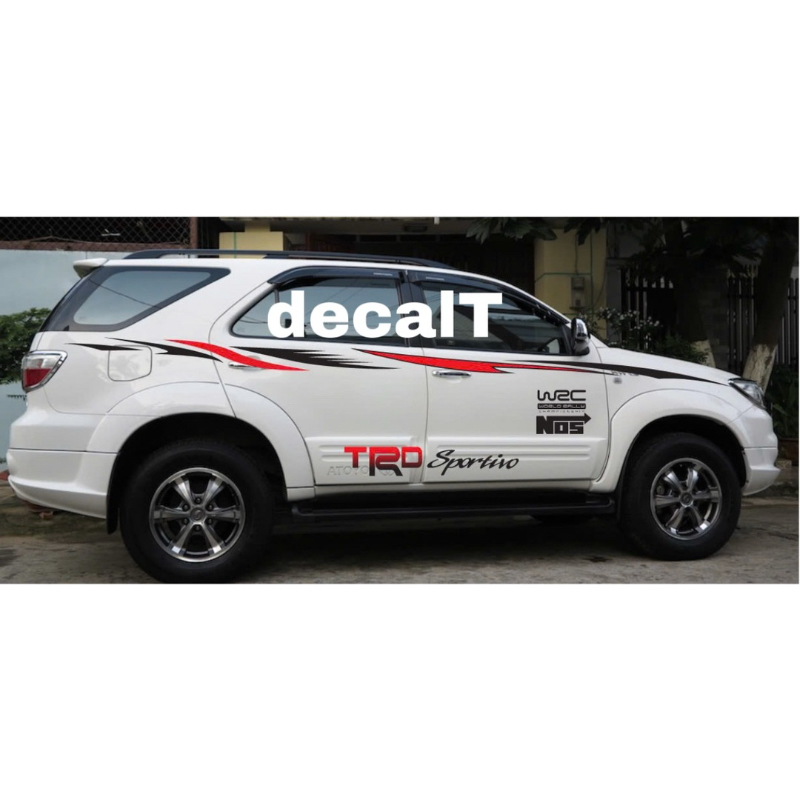 Tem Dán Sườn Xe Fortuner Mẫu Mới. Tem Dán Sườn Xe Fortuner (F1010)