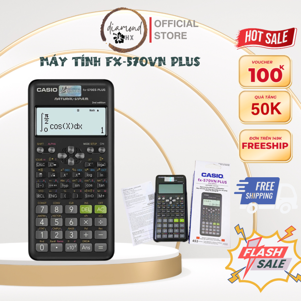 Casio FX 570ES Plus /991es và máy tính mới cho sinh viên
