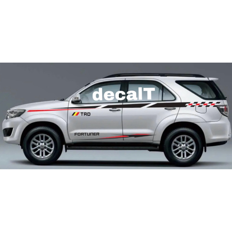 Tem Dán Sườn Xe Fortuner Mẫu Mới. Tem Dán Sườn Xe Fortuner (F1029)