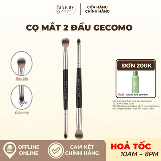 (HOẢ TỐC) Cọ Đánh Phấn Mắt Hai Đầu GECOMO Eyeshadow Brush