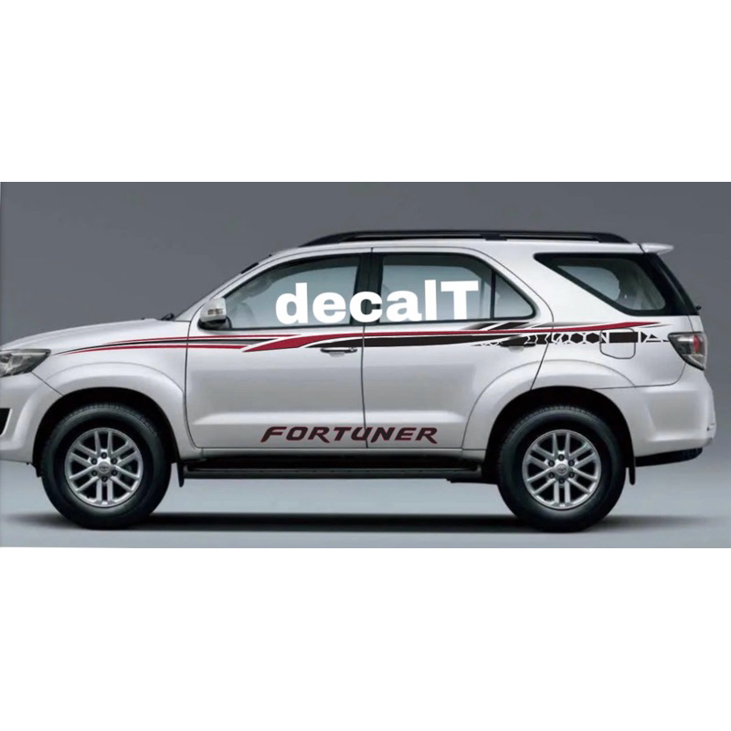Tem Dán Sườn Xe Fortuner Mẫu Mới. Tem Dán Sườn Xe Fortuner (F1016)