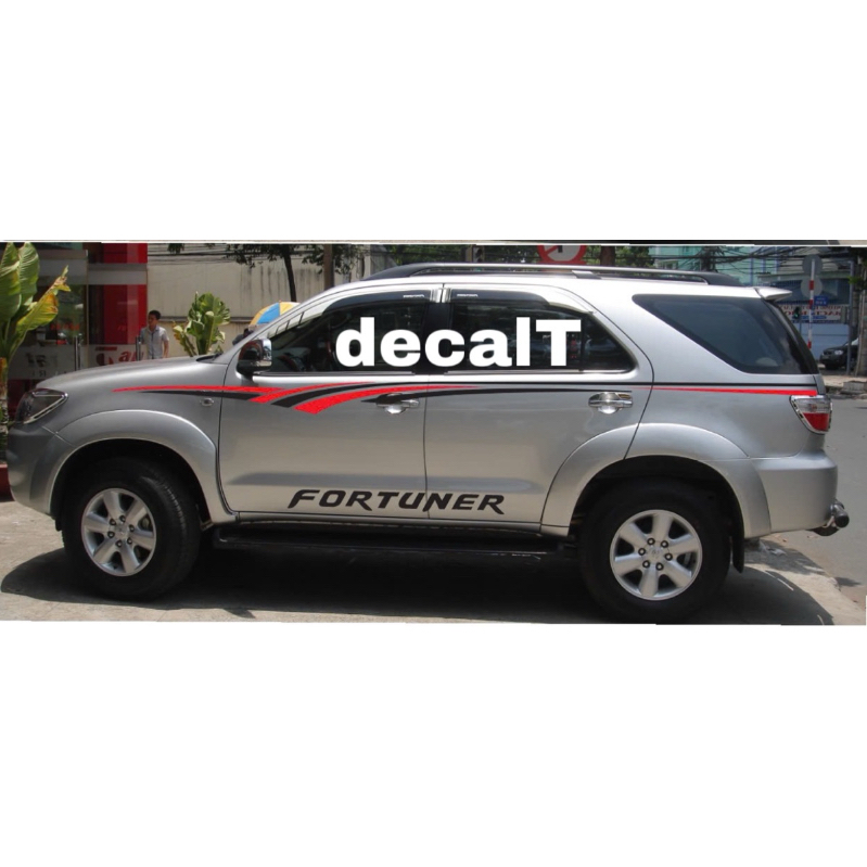 Tem Dán Sườn Xe Fortuner Mẫu Mới. Tem Dán Sườn Xe Fortuner (F1125)