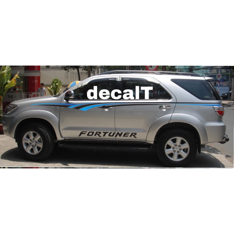 Tem Dán Sườn Xe Fortuner Mẫu Mới. Tem Dán Sườn Xe Fortuner (F1126)