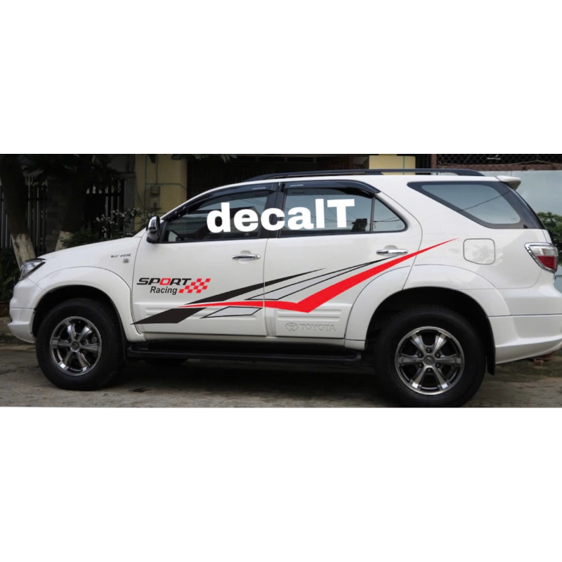 Tem Dán Sườn Xe Fortuner Mẫu Mới. Tem Dán Sườn Xe Fortuner (F1130)