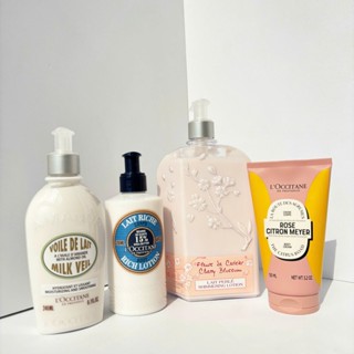 Sữa Dưỡng Thể Hạnh Nhân / Bơ Đậu Mỡ 15% / Hoa Anh Đào L'Occitane Almond Milk Veil, Shea Rich Body Lotion, Cherry Blossom