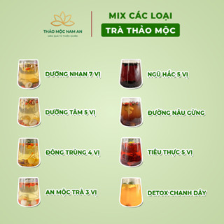 Trà Thảo Mộc, Trà Dưỡng Nhan, Trà Thanh Nhiệt MIX CÁC LOẠI (Gói Lẻ) Đẹp Da, Giảm Cân, Mát Gan, Thanh Lọc, Dễ Ngủ