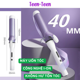 Máy Uốn Tóc Tròn Làm Xoăn Sóng Nước Công Nghệ Ion Âm Giảm Hư Tổn Phù Hợp Mọi Loại Tóc
