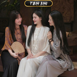  Đồ lam đi lễ phối túi TINH NHI thanh lịch và sang trọng PP277 