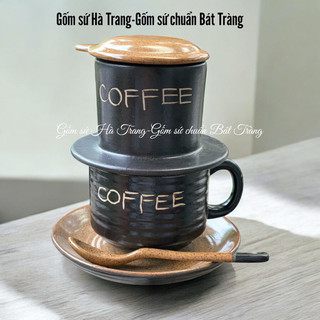 Combo bộ phin pha cafe kèm muỗng sứ