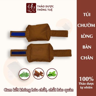  Túi chườm thảo dược chườm lòng bàn chân thông huyệt giảm tê bì  1 cặp  