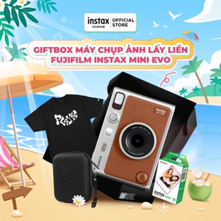 Combo Box Máy Chụp Ảnh Lấy Liền Fujifilm Instax Mini Evo - Bảo Hành 1 Năm