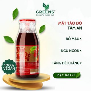  Mật Táo Đỏ Tâm An Thuần Chay - Greens Beauty 