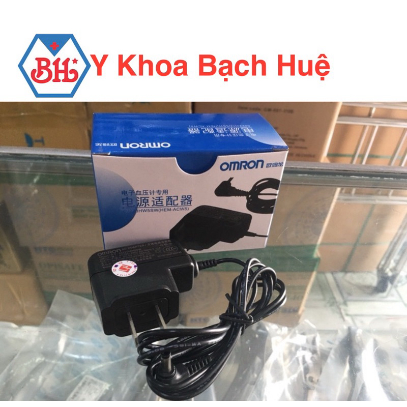 Bộ đổi điện máy đo huyết áp AC Omron, cục sạc ( adapter omron)