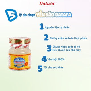 Yến Sào Cao Cấp Datafa Không Đường - Hộp 6 lọ