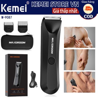 MAXGROOM M-9087 máy cạo râu điện cho nam lông mu máy cạo râu Điện groomer chống nước tóc cơ thể tông đơ tông đơ cạo lông