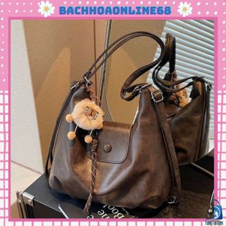 Túi xách đeo vai đeo chéo túi đeo balo da trơn phối khuy phong cách trẻ trung Bachhoaonline688 009