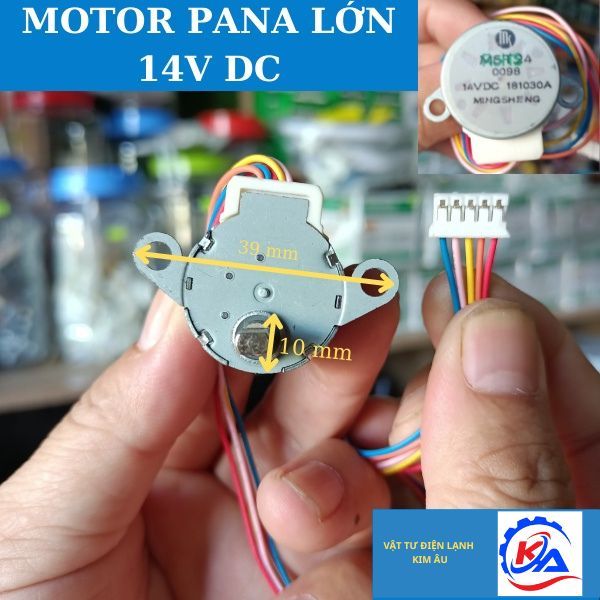 Motor Đảo Dùng Cho Máy Lạnh Panasonic lớn 14V DC