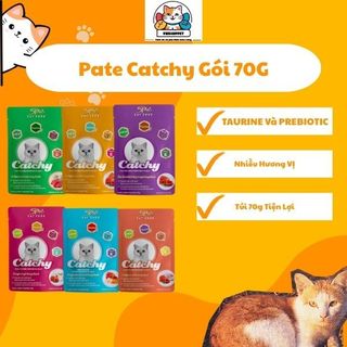 Pate Catchy Gói 70G Cho Mèo Cưng - Made In Vietnam - Phân Phối Bởi An Việt Tiến