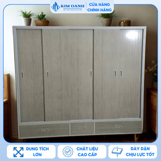   Freeship  Tủ Nhựa Đài Loan 2m Cửa Lùa Siêu Đẹp Giá Rẻ 