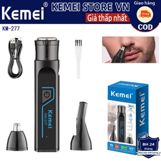  Kemei TXD-KM-277 Máy tỉa lông mũi điện tử mini cầm tay 3 trong 1 Đơ Cắt Tóc Bỏ Túi Độc Lập Bảo Hành 5 Năm 