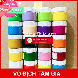 Màu acrylic 3d 100ml tươi sáng vẽ trên mọi chất liệu