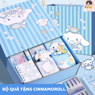 Bộ Văn Phòng Phẩm Màu Xanh Dương,  Bộ Dụng Cụ Học Tập Bút, Thước Dễ Thương Làm Quà Tặng Cho Bé