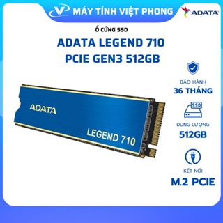[FULLVAT] Ổ CỨNG SSD ADATA LEGEND 710 1TB 512GB M.2 2280 PCIe NVMe GEN 3x4 (ĐỌC 2400MB/s - GHI :1000 MB/s)