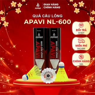 Quả cầu lông Apavi NL-600 cản gió, sử dụng nhiều lần, chơi ngoài trời gió to không bị lắc bền gấp 4-5 lần
