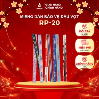 Miếng dán bảo vệ đầu vợt Apavi RP20,Tăng độ nặng đầu vợt, Chất liệu cao cấp, Họa tiết độc quyền