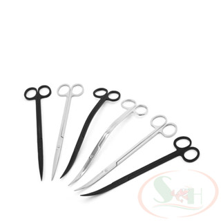 Kéo cắt tỉa cây thủy sinh OEM thép không gỉ vệ sinh bể cá tép san hô